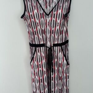 Komarov Alex and Ava dress in Gray, White, red